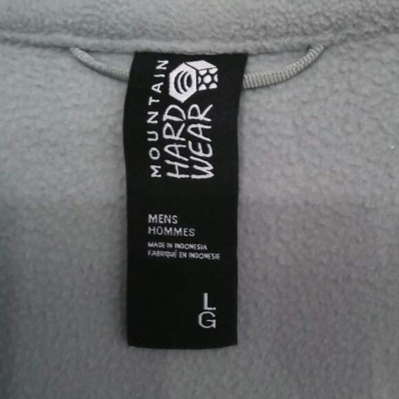 Mountain hardware  Mens microchill lite zip fleece 2.0 sage green size L outdoor - Picture 4 of 7